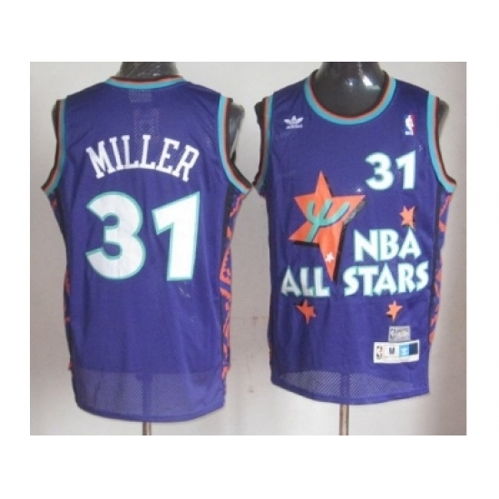 NBA 95 All Star #31 Miller Purple Jerseys NBA 95 All Star #31 Miller Purple Jerseys