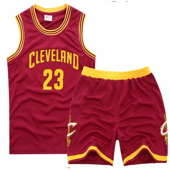 youth Cleveland Cavaliers 23# Lebron James Red Suit Sets youth Cleveland Cavaliers 23# Lebron James Red Suit Sets