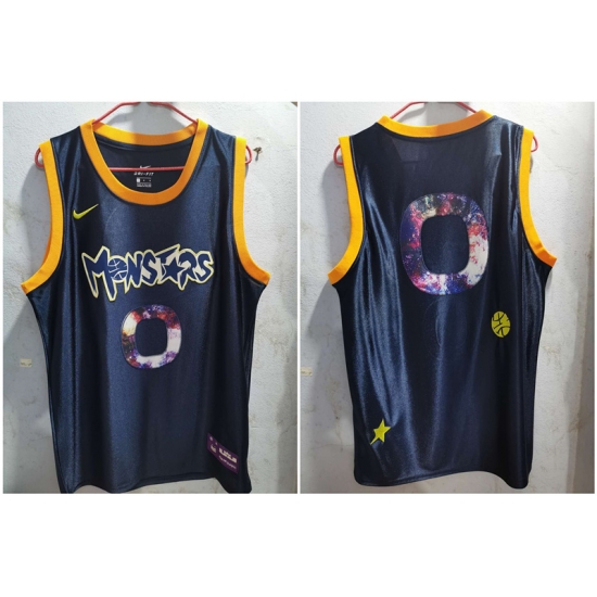 Men Monstars 0 Black Space Jam Stitched Movie Jersey Men Monstars 0 Black Space Jam Stitched Movie Jersey