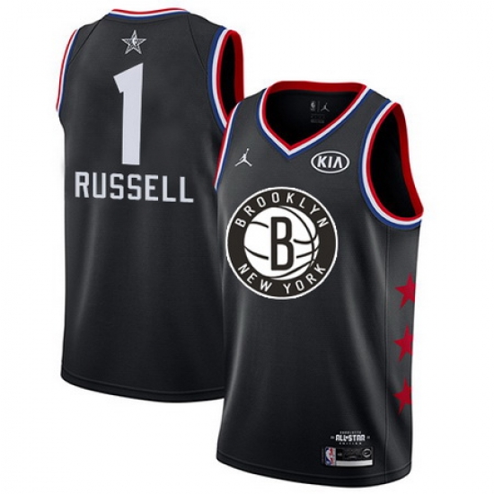 Nets 1 DAngelo Russell Black Youth Basketball Jordan Swingman 2019 AllStar Game Jersey Nets 1 DAngelo Russell Black Youth Basketball Jordan Swingman 2019 AllStar Game Jersey