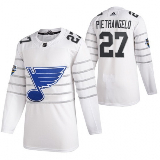 Blues 27 Alex Pietrangelo White 2020 NHL All Star Game Adidas Jersey Blues 27 Alex Pietrangelo White 2020 NHL All Star Game Adidas Jersey