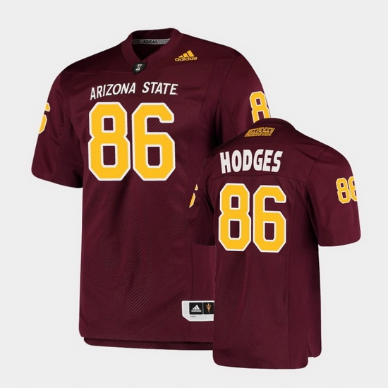 Men Arizona State Sun Devils Curtis Hodges College Football Maroon Premier Jersey Men Arizona State Sun Devils Curtis Hodges College Football Maroon Premier Jersey
