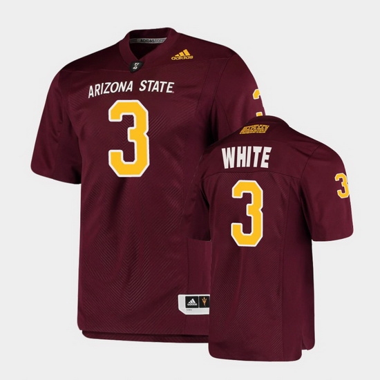 Men Arizona State Sun Devils Rachaad White College Football Maroon Premier Jersey Men Arizona State Sun Devils Rachaad White College Football Maroon Premier Jersey