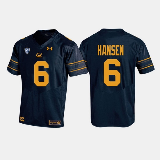California Golden Bears Chad Hansen College Football Navy Jersey California Golden Bears Chad Hansen College Football Navy Jersey