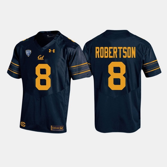 California Golden Bears Demetris Robertson College Football Navy Jersey California Golden Bears Demetris Robertson College Football Navy Jersey
