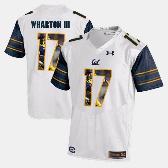 California Golden Bears Vic Wharton Iii Player Pictorial White Jersey California Golden Bears Vic Wharton Iii Player Pictorial White Jersey
