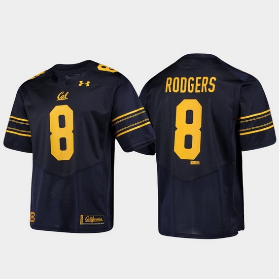 Men California Golden Bears Aaron Rodgers 8 Navy Replica Alumni Football Jersey Men California Golden Bears Aaron Rodgers 8 Navy Replica Alumni Football Jersey
