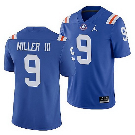 Florida Gators 2021 22 Jack Miller Iii Blue College Football Jersey Florida Gators 2021 22 Jack Miller Iii Blue College Football Jersey