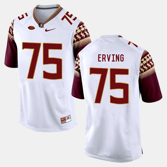 Florida State Seminoles Cameron Erving College Football White Jersey Florida State Seminoles Cameron Erving College Football White Jersey