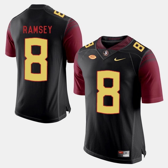 Florida State Seminoles Jalen Ramsey College Football Black Jersey Florida State Seminoles Jalen Ramsey College Football Black Jersey