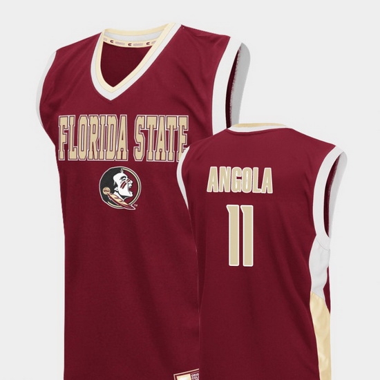 Men Florida State Seminoles Braian Angola Red Fadeaway College Basketball Jersey Men Florida State Seminoles Braian Angola Red Fadeaway College Basketball Jersey