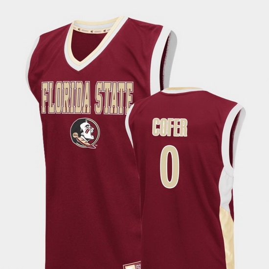Men Florida State Seminoles Phil Cofer Red Fadeaway College Basketball Jersey Men Florida State Seminoles Phil Cofer Red Fadeaway College Basketball Jersey