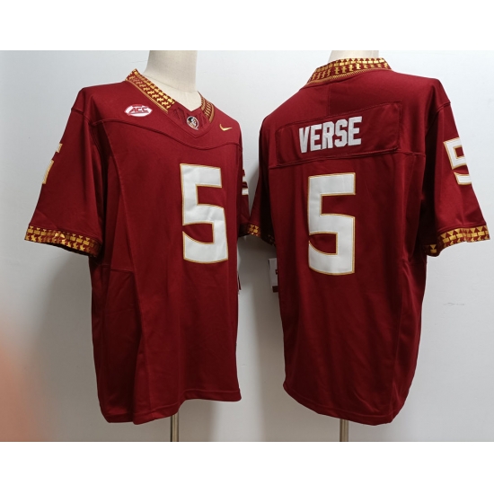 Men Women Youth Florida State Seminoles #5 Jared Verse Red 2023 F U S E Stitched Limited NCAA Jersey Men Women Youth Florida State Seminoles #5 Jared Verse Red 2023 F U S E Stitched Limited NCAA Jersey
