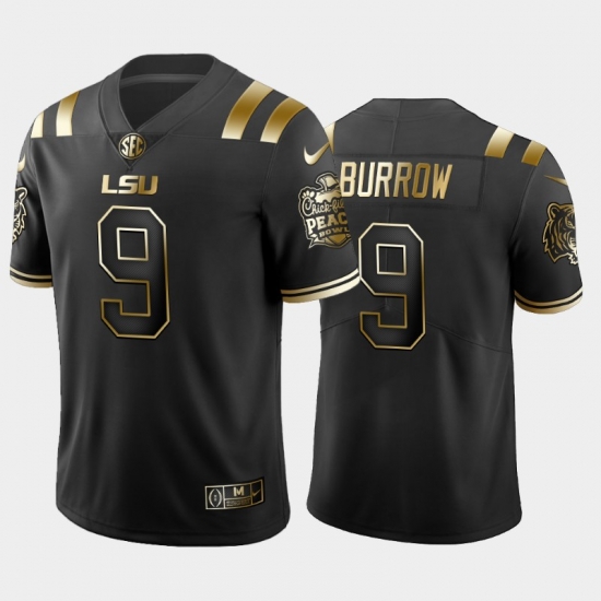 LSU Tiger Joe Burrow Black Golden Edition Men'S Jersey LSU Tiger Joe Burrow Black Golden Edition Men'S Jersey