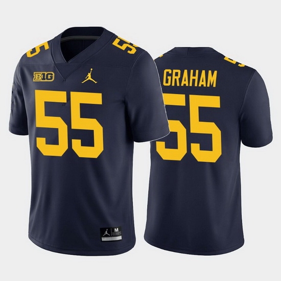 Michigan Wolverines Brandon Graham Navy Home Men'S Jersey Michigan Wolverines Brandon Graham Navy Home Men'S Jersey