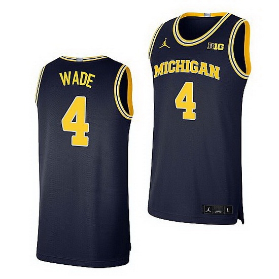 Michigan Wolverines Brandon Wade Navy Limited Basketball Jersey Michigan Wolverines Brandon Wade Navy Limited Basketball Jersey