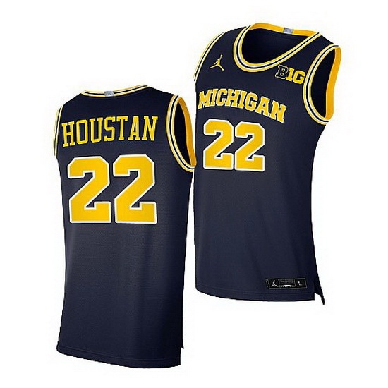 Michigan Wolverines Caleb Houstan 2022 Nba Draft Top Prospect Jersey Michigan Wolverines Caleb Houstan 2022 Nba Draft Top Prospect Jersey