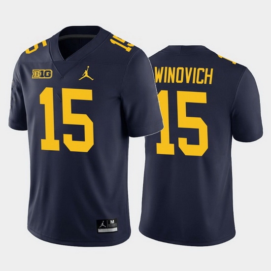Michigan Wolverines Chase Winovich Navy Home Men'S Jersey Michigan Wolverines Chase Winovich Navy Home Men'S Jersey