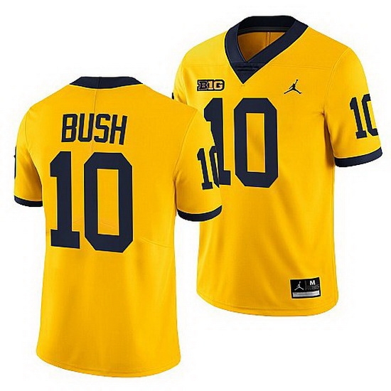 Michigan Wolverines Devin Bush Maize Nfl Alumni Men Jersey Michigan Wolverines Devin Bush Maize Nfl Alumni Men Jersey