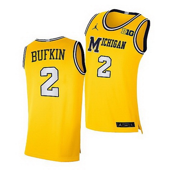 Michigan Wolverines Kobe Bufkin Maize Replica Jersey Michigan Wolverines Kobe Bufkin Maize Replica Jersey
