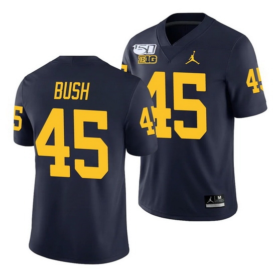 Michigan Wolverines Peter Bush Navy College Football Men'S Jersey Michigan Wolverines Peter Bush Navy College Football Men'S Jersey