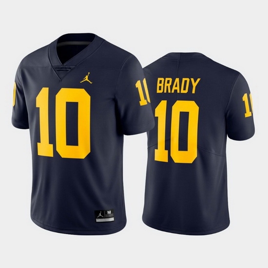 Michigan Wolverines Tom Brady Navy Limited Men'S Jersey_1 Michigan Wolverines Tom Brady Navy Limited Men'S Jersey_1
