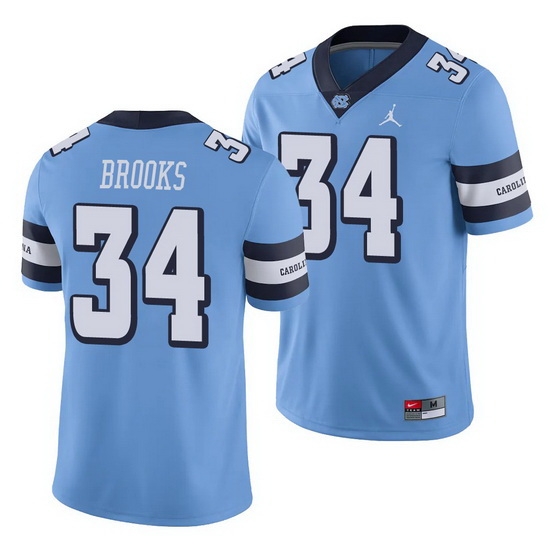 North Carolina Tar Heels British Brooks Carolina Blue College Football Men'S Jersey North Carolina Tar Heels British Brooks Carolina Blue College Football Men'S Jersey