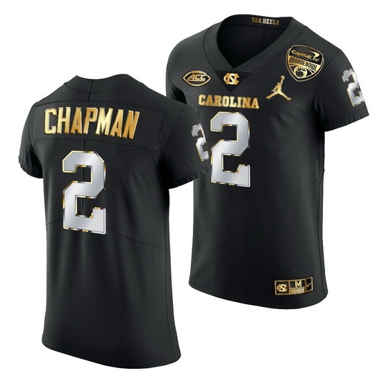 North Carolina Tar Heels Don Chapman Black 2021 Orange Bowl Golden Edition Jersey North Carolina Tar Heels Don Chapman Black 2021 Orange Bowl Golden Edition Jersey