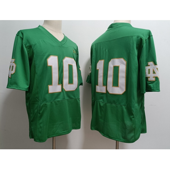 Men Notre Dame Fighting Irish Joe Montana #10 Green No Name 2023 Stitched Jersey Men Notre Dame Fighting Irish Joe Montana #10 Green No Name 2023 Stitched Jersey