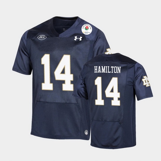 Men Notre Dame Fighting Irish Kyle Hamilton 2021 Rose Bowl Navy College Football Jersey Men Notre Dame Fighting Irish Kyle Hamilton 2021 Rose Bowl Navy College Football Jersey