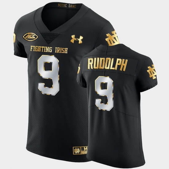 Men Notre Dame Fighting Irish Kyle Rudolph Golden Edition Black Authentic Jersey Men Notre Dame Fighting Irish Kyle Rudolph Golden Edition Black Authentic Jersey