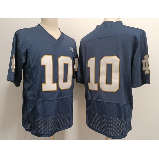 Men Notre Dame Fighting Irish Sam Hartman #10 Navy 2023 Stitched Jersey no name Men Notre Dame Fighting Irish Sam Hartman #10 Navy 2023 Stitched Jersey no name