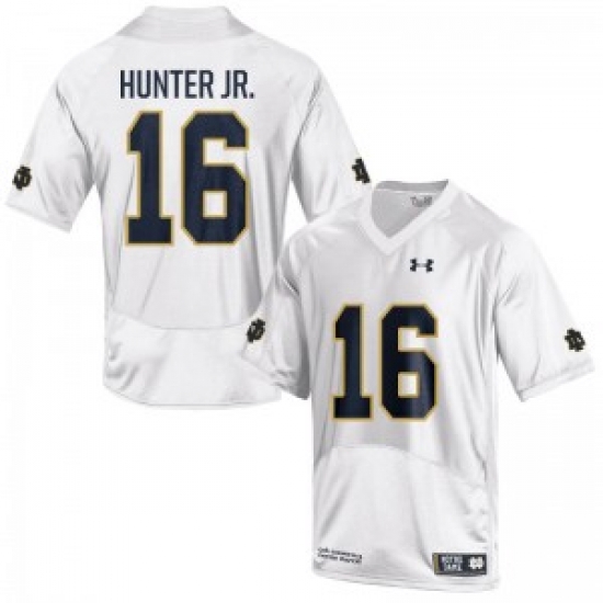 Men Under Armour 16 Torii Hunter Jr. Replica White Torii Hunter Jr Notre Dame Fighting Irish Alumni Football Jersey Men Under Armour 16 Torii Hunter Jr. Replica White Torii Hunter Jr Notre Dame Fighting Irish Alumni Football Jersey