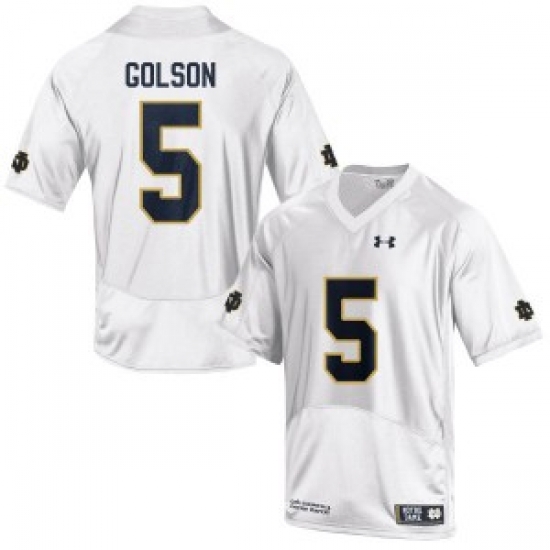 Men Under Armour 5 Replica White Jersey Men Under Armour 5 Replica White Jersey