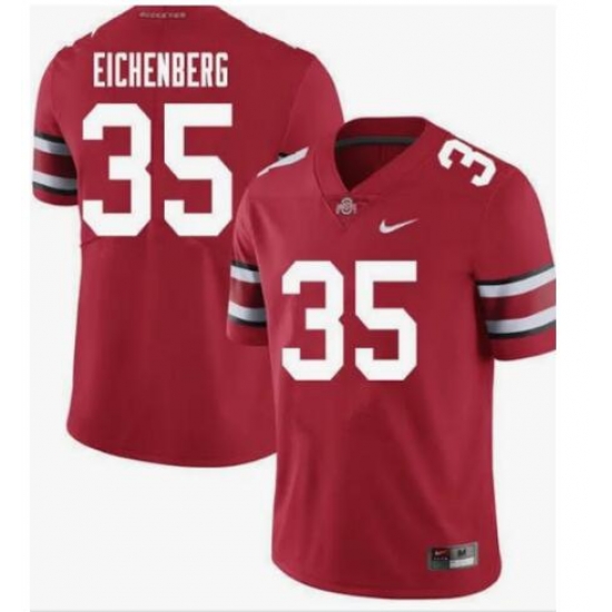 Men #35 Tommy Eichenberg Ohio State Men Player Jersey Red Men #35 Tommy Eichenberg Ohio State Men Player Jersey Red