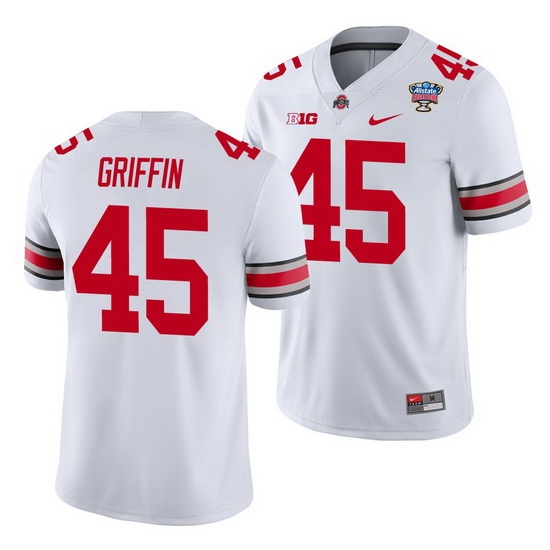 Ohio State Buckeyes Archie Griffin White 2021 Sugar Bowl College Football Jersey Ohio State Buckeyes Archie Griffin White 2021 Sugar Bowl College Football Jersey