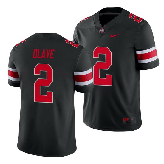 Ohio State Buckeyes Chris Olave Black Game Men'S Jersey Ohio State Buckeyes Chris Olave Black Game Men'S Jersey