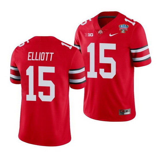 Ohio State Buckeyes Ezekiel Elliott Scarlet 2021 Sugar Bowl College Football Jersey Ohio State Buckeyes Ezekiel Elliott Scarlet 2021 Sugar Bowl College Football Jersey