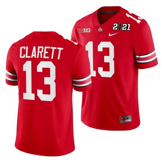Ohio State Buckeyes Maurice Clarett Scarlet 2021 Sugar Bowl Champions College Football Playoff College Football Playoff Jersey Ohio State Buckeyes Maurice Clarett Scarlet 2021 Sugar Bowl Champions College Football Playoff College Football Playoff Jersey