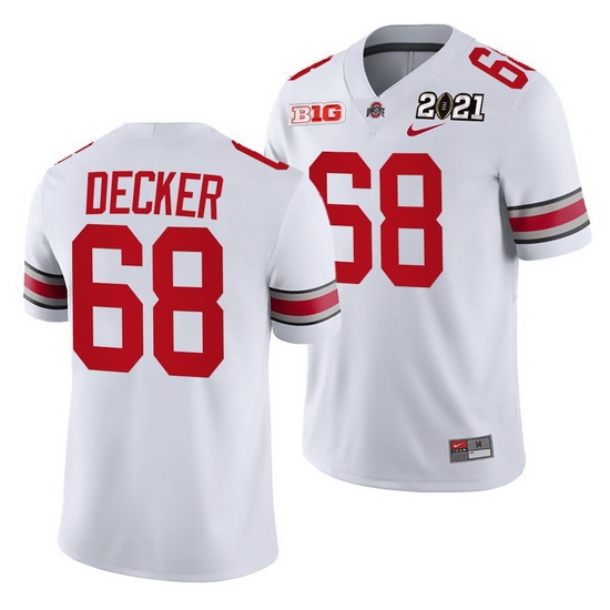 Ohio State Buckeyes Taylor Decker White 2021 Sugar Bowl Champions College Football Playoff College Football Playoff Jersey 0 Ohio State Buckeyes Taylor Decker White 2021 Sugar Bowl Champions College Football Playoff College Football Playoff Jersey 0