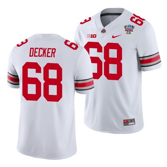 Ohio State Buckeyes Taylor Decker White 2021 Sugar Bowl College Football Jersey Ohio State Buckeyes Taylor Decker White 2021 Sugar Bowl College Football Jersey