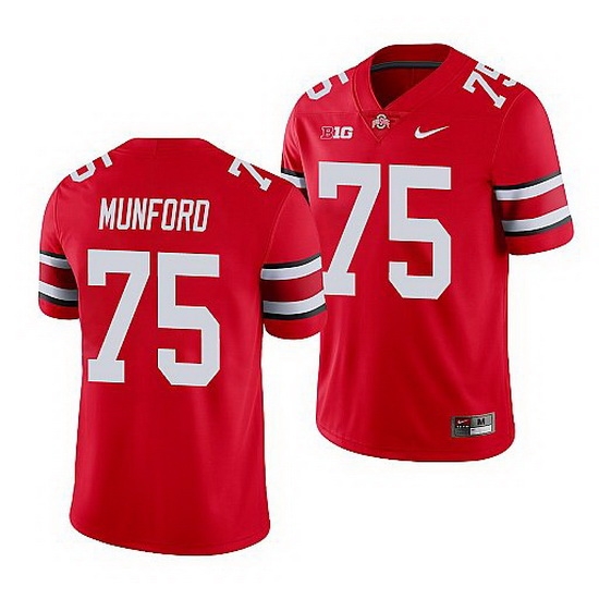 Ohio State Buckeyes Thayer Munford Scarlet Game Men'S Jersey Ohio State Buckeyes Thayer Munford Scarlet Game Men'S Jersey