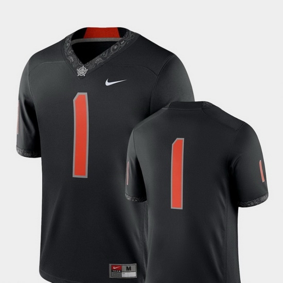 Men Oklahoma State Cowboys And Cowgirls 1 Black College Football 2018 Game Jersey Men Oklahoma State Cowboys And Cowgirls 1 Black College Football 2018 Game Jersey