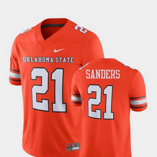 Men Oklahoma State Cowboys And Cowgirls Barry Sanders 21 Orange Alumni Football Game Player Jersey Men Oklahoma State Cowboys And Cowgirls Barry Sanders 21 Orange Alumni Football Game Player Jersey
