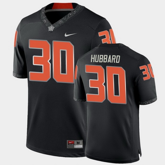 Men Oklahoma State Cowboys Chuba Hubbard College Football Black Game Jersey Men Oklahoma State Cowboys Chuba Hubbard College Football Black Game Jersey