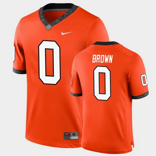 Men Oklahoma State Cowboys Ld Brown College Football Orange Game Jersey Men Oklahoma State Cowboys Ld Brown College Football Orange Game Jersey