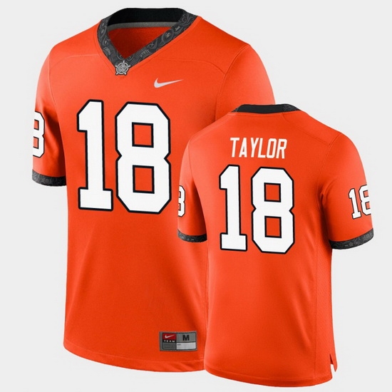 Men Oklahoma State Cowboys Shaun Taylor College Football Orange Game Jersey Men Oklahoma State Cowboys Shaun Taylor College Football Orange Game Jersey