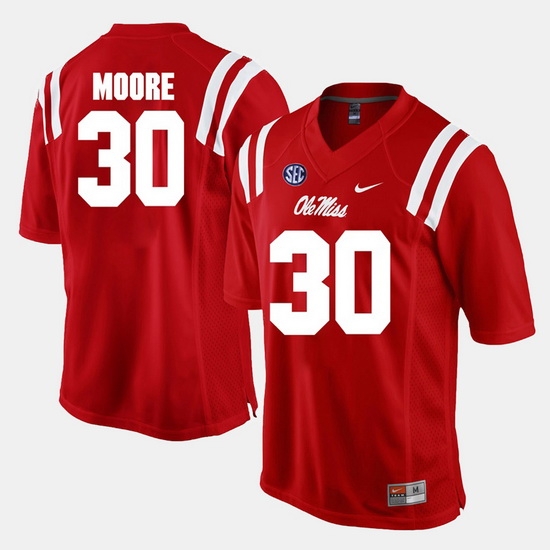 A.J. Moore Red Ole Miss Rebels Alumni Football Game Jersey A.J. Moore Red Ole Miss Rebels Alumni Football Game Jersey