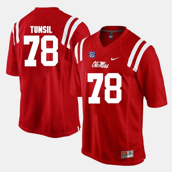 Laremy Tunsil Red Ole Miss Rebels Alumni Football Game Jersey Laremy Tunsil Red Ole Miss Rebels Alumni Football Game Jersey
