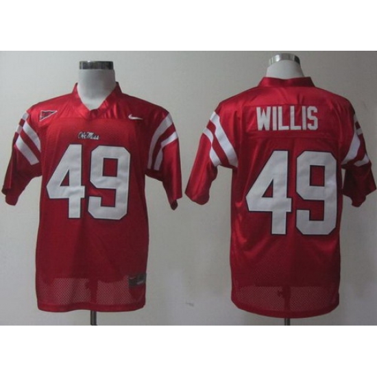 Ole Miss Rebels 49 Patrick Willis Red College Football NCAA Jerseys Ole Miss Rebels 49 Patrick Willis Red College Football NCAA Jerseys